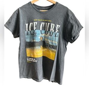 Ice Cube Shirt Men's Small Black It Was A Good Day Rap Graphic Tee Short Sleeve